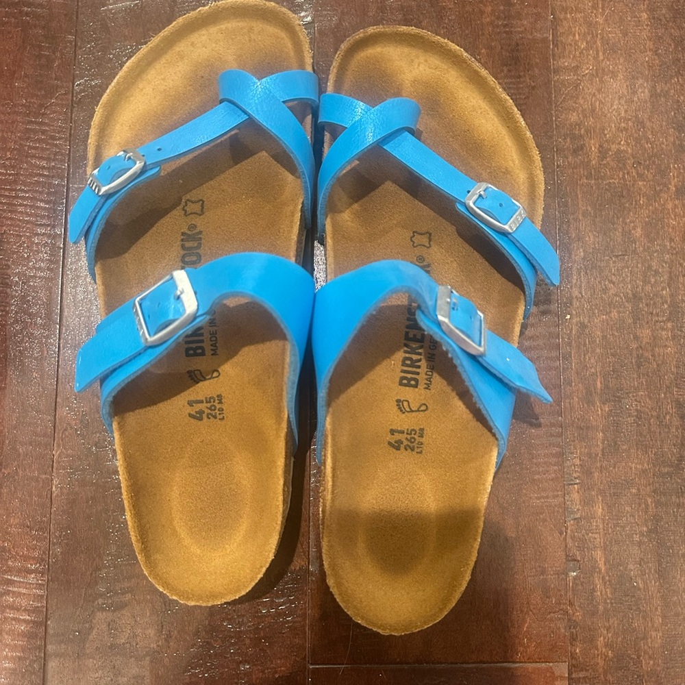 Birkenstock Bright Blue Sandals